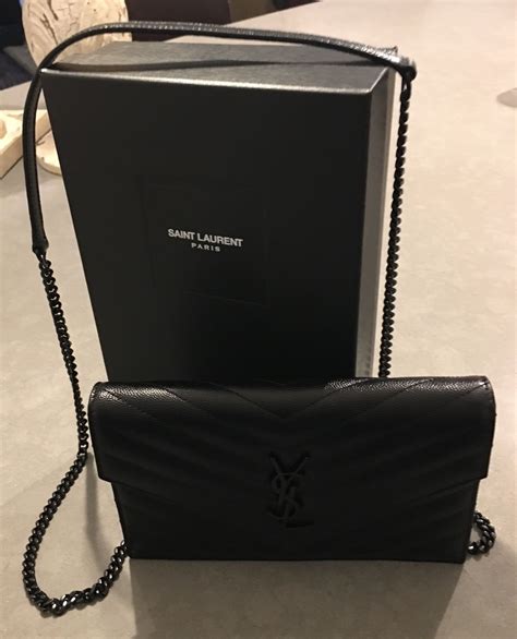 ysl woc black on black|WALLETS ON CHAIN .